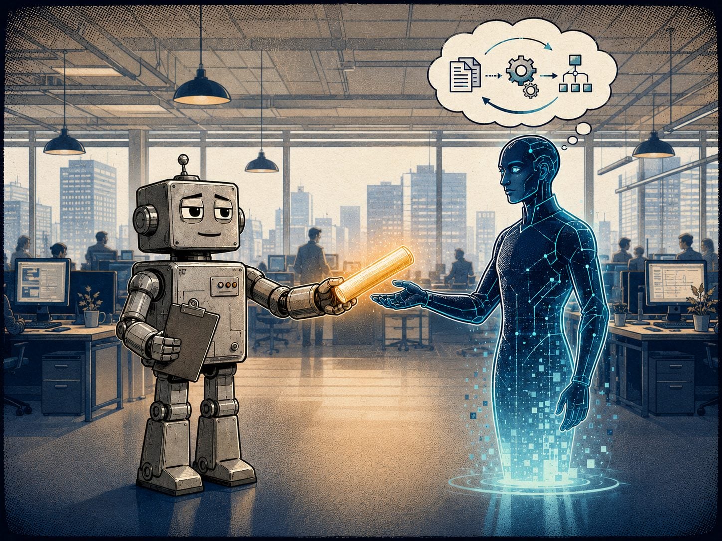 Agents Think. Robots Do.