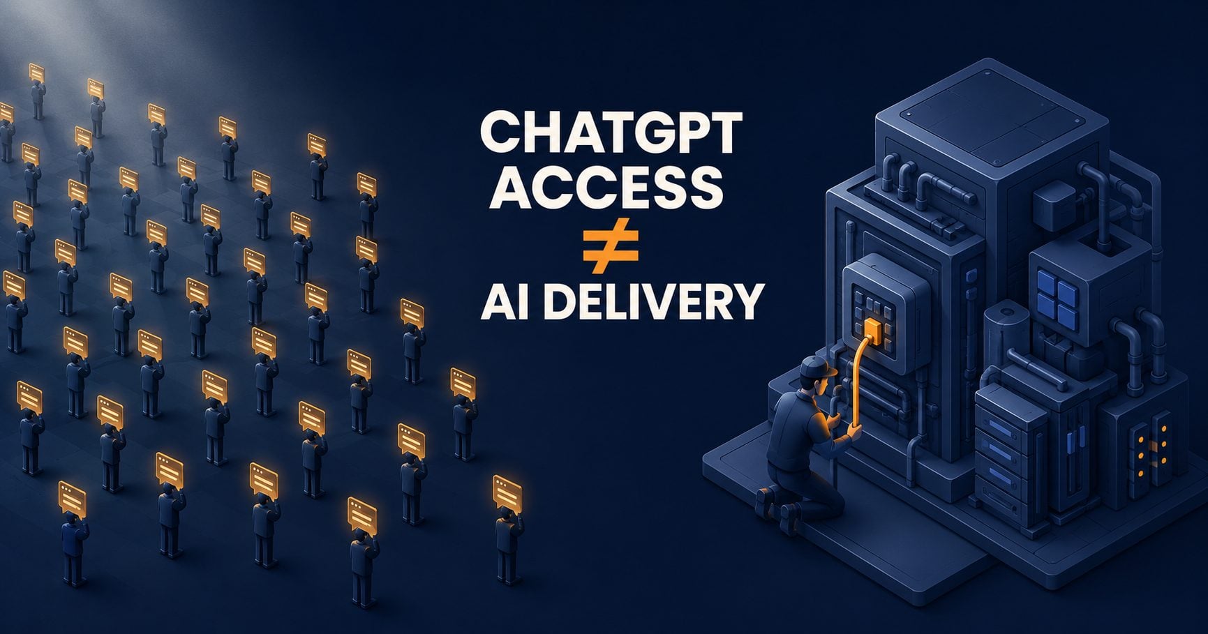 Giving Everyone ChatGPT Is Not AI Transformation