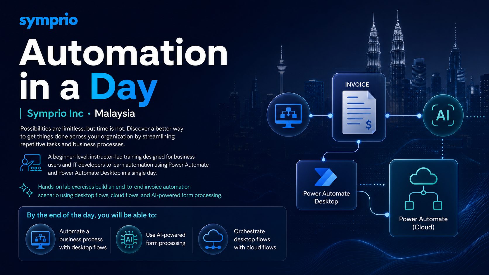 Automation in a Day - Symprio Inc - Malaysia